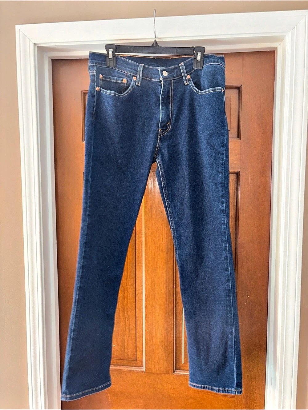 Levi's 511 Men's Blue Denim Straight Jeans Size 34x32